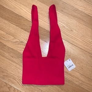 Free People Everyday Seamless Crop Hot Pink